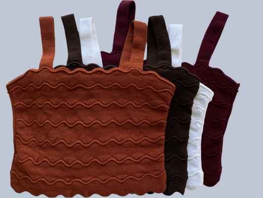 Cropped Tricot Ondas